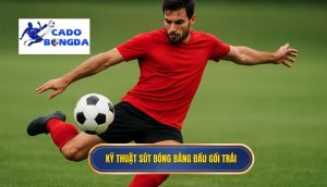 Kỹ thuật sút bóng bằng đầu gối trái