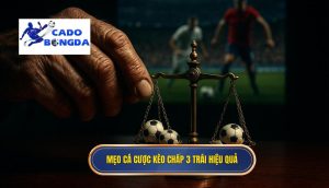 Mẹo cá cược kèo chấp 3 trái hiệu quả
