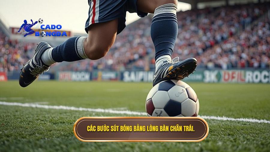 Kỹ thuật sút bóng bằng lòng bàn chân trái: Cẩm nang toàn diện từ căn bản đến nâng cao 2 Các bước sút bóng bằng lòng bàn chân trái.