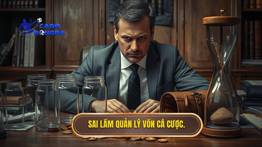 Những sai lầm thường gặp khi cá cược bóng đá: Bài học đắt giá cho người mới 2 Sai lầm trong quản lý nguồn vốn (Bankroll Management)
